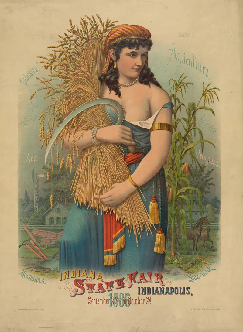 Indiana State Fair Indianapolis September 27th To October 2d 1886