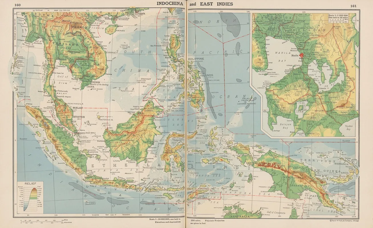 Indochina And East Indies Wall Art by John Paul Goode - High-Resolution Digital Print