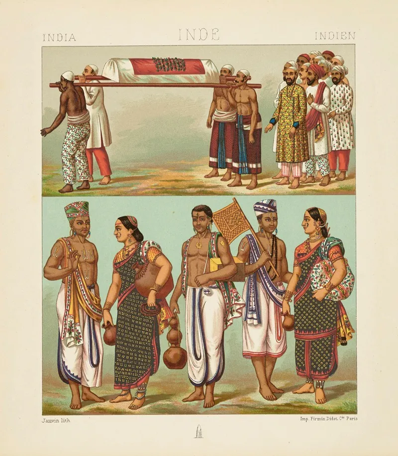 Indous Et Musulmans Les Brahmes Et Femmes