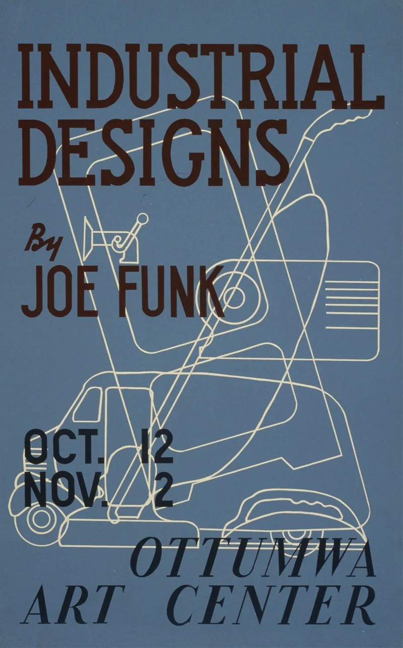 Industrial Designs By Joe Funk Wall Art by Iowa Art Program - High-Resolution Digital Print
