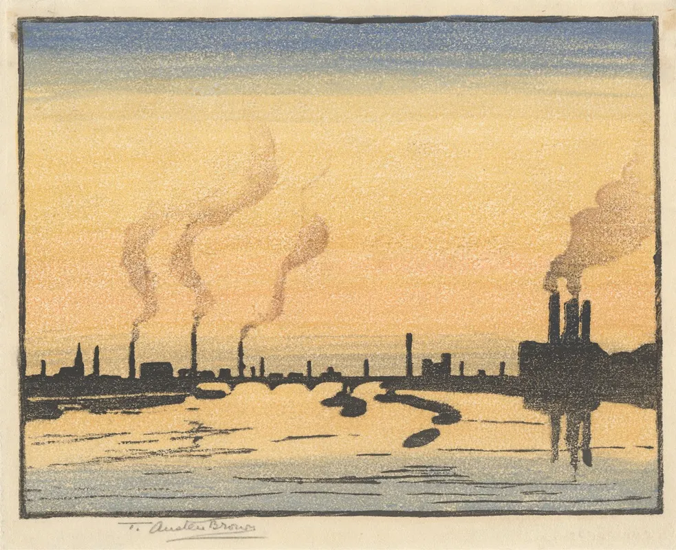 Industrial Landscape Wall Art by Thomas Austen Brown - High-Resolution Digital Print