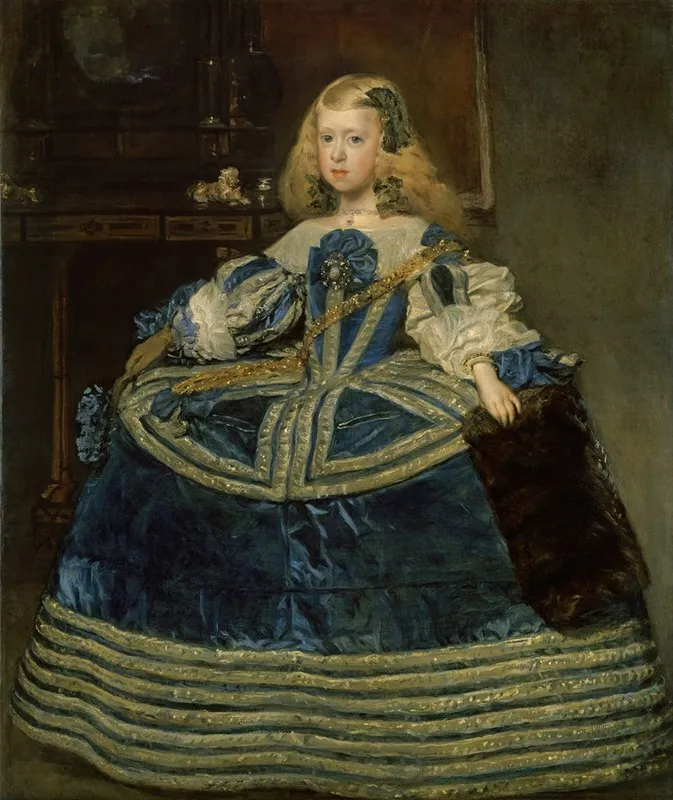 Infanta Margarita Teresa In A Blue Dress