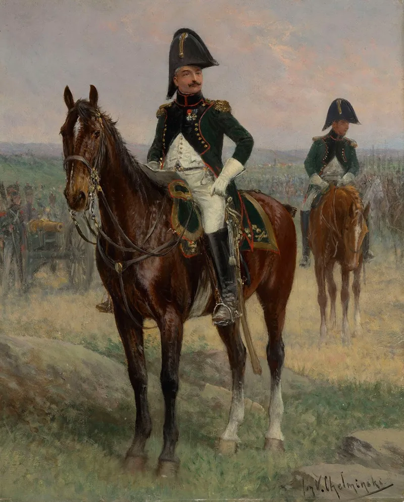 Infantry Artillery Colonel Wall Art by Jan Chełmiński - High-Resolution Digital Print