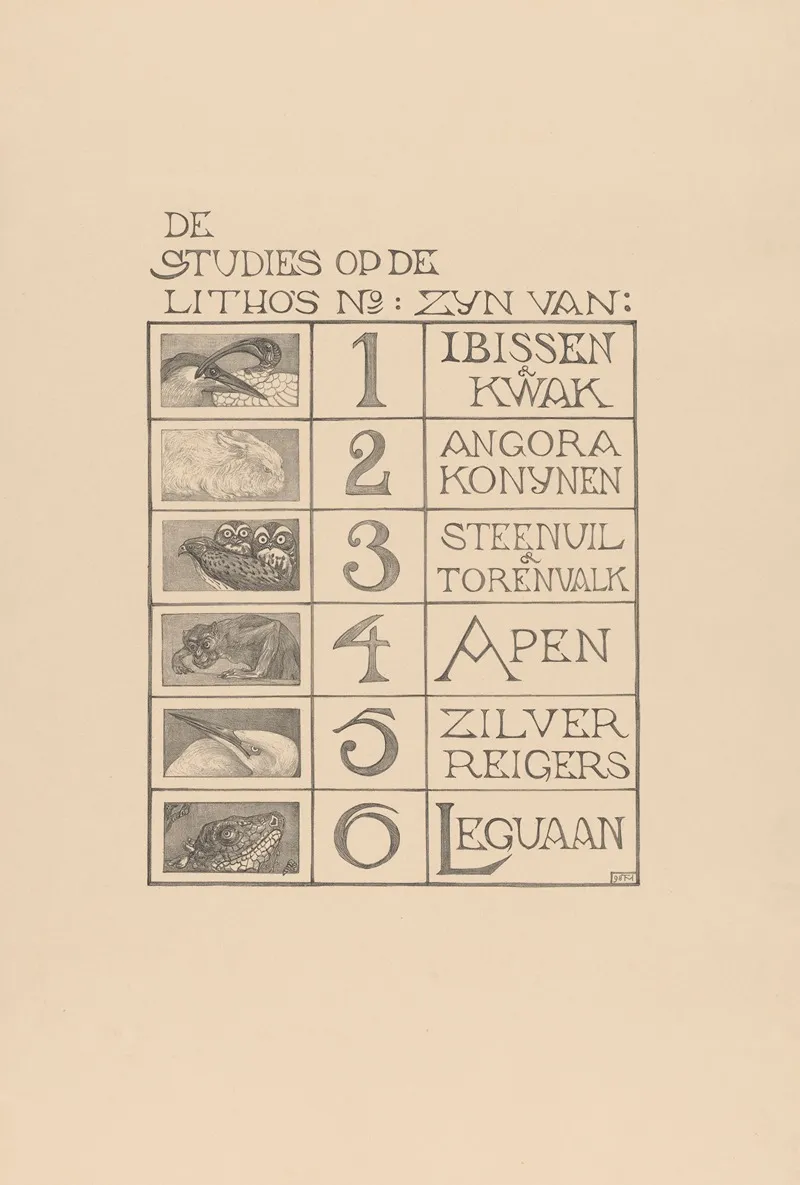 Inhoudsopgave Van De Portefeuille Dierstudies