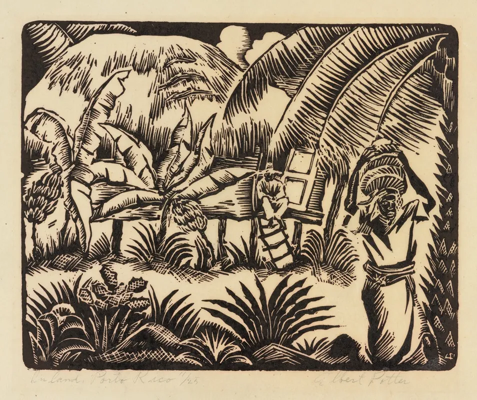 Inland Porto Rico Wall Art by Albert Potter - High-Resolution Digital Print