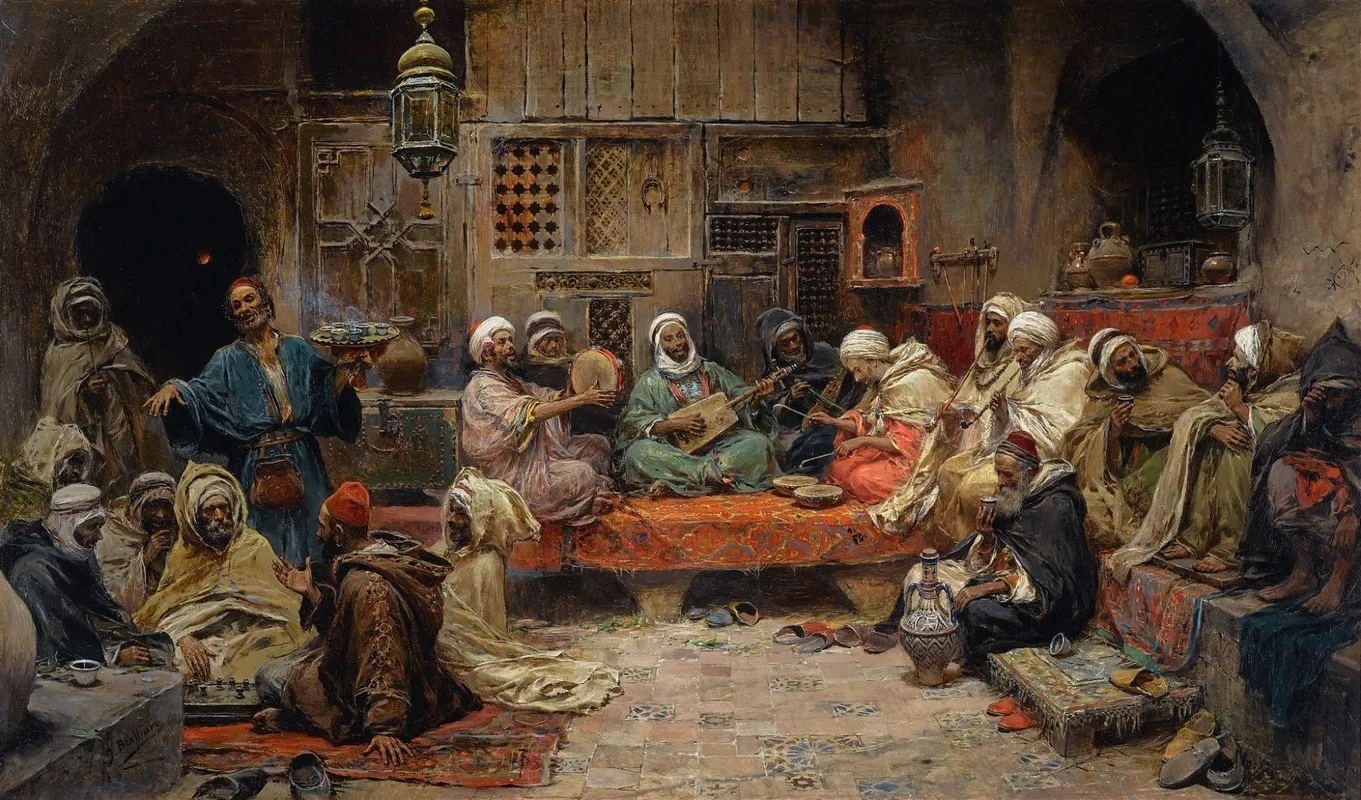 Inside A Coffee House Tunis