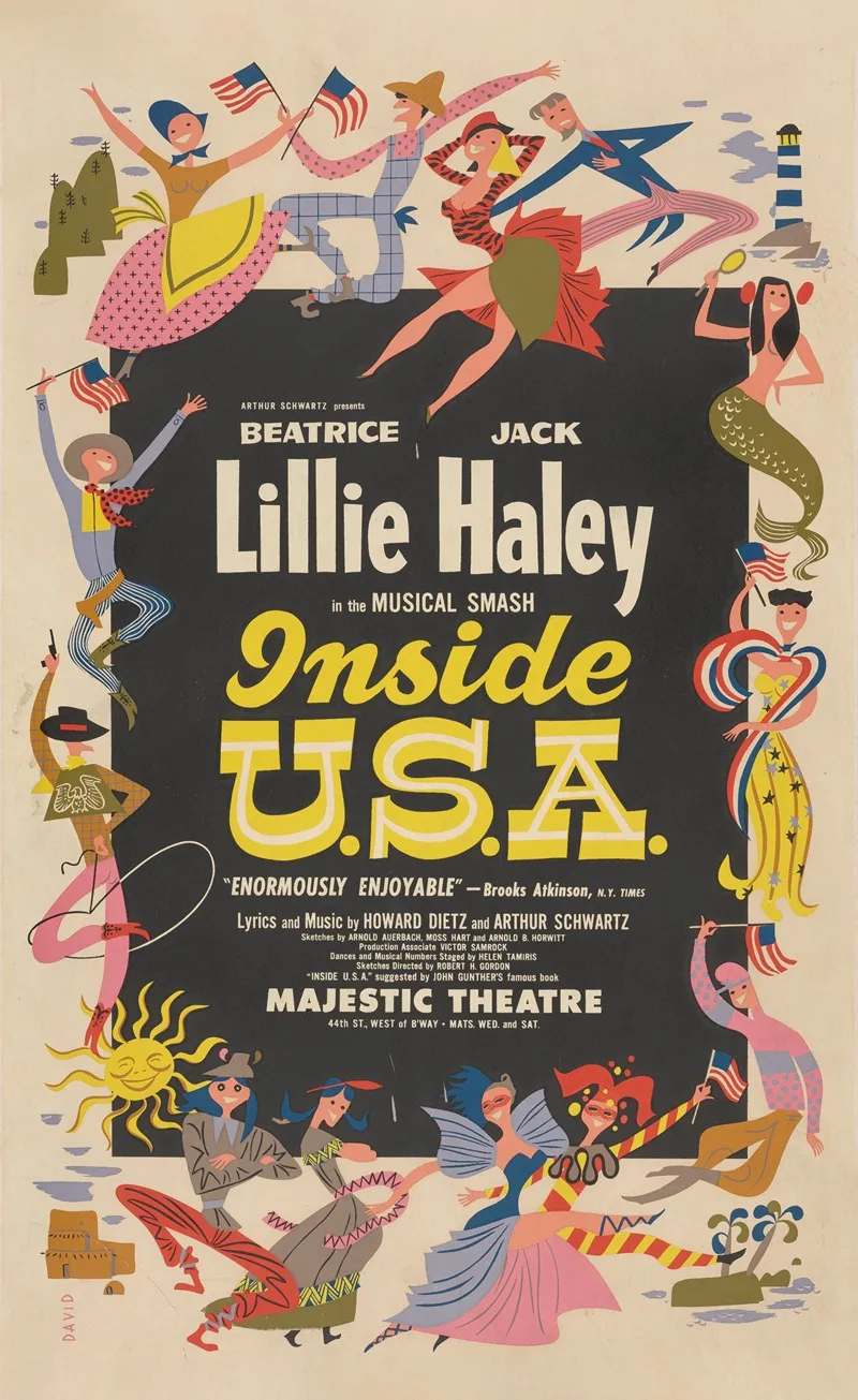 Inside U S A Wall Art by David Klein - High-Resolution Digital Print