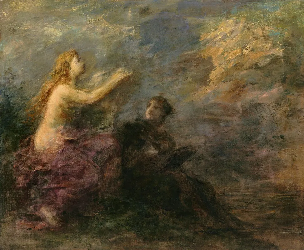 Inspiration 3 Wall Art by Henri Fantin-Latour - High-Resolution Digital Print