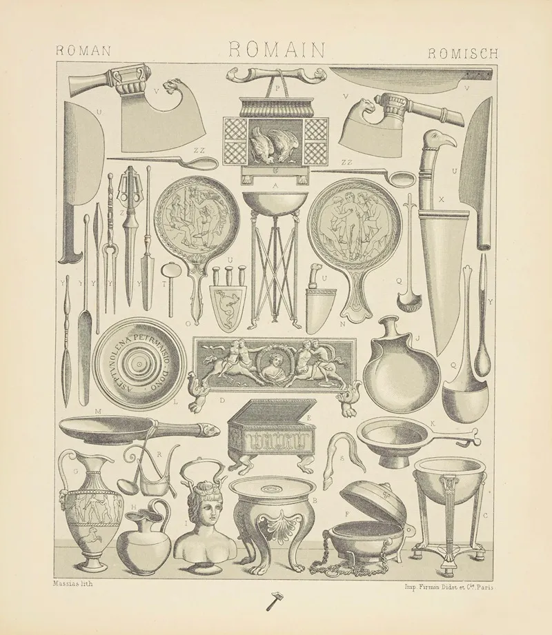Instruments Des Sacrifices Religieux