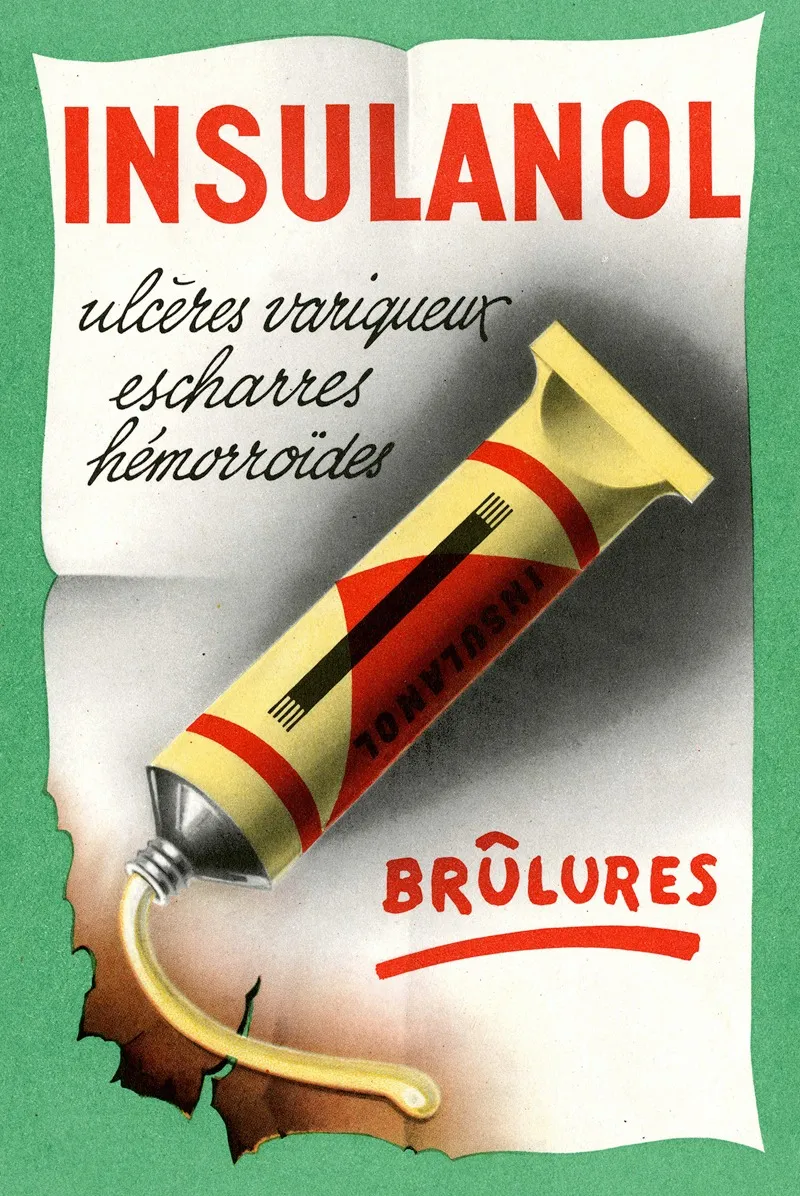 Insulanol Wall Art by Laboratoires du docteur Roussel - High-Resolution Digital Print