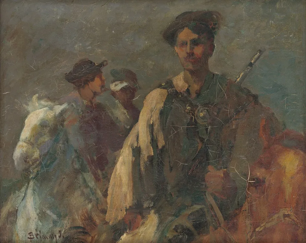 Insurgents Wall Art by István Burchard-Bélaváry - High-Resolution Digital Print