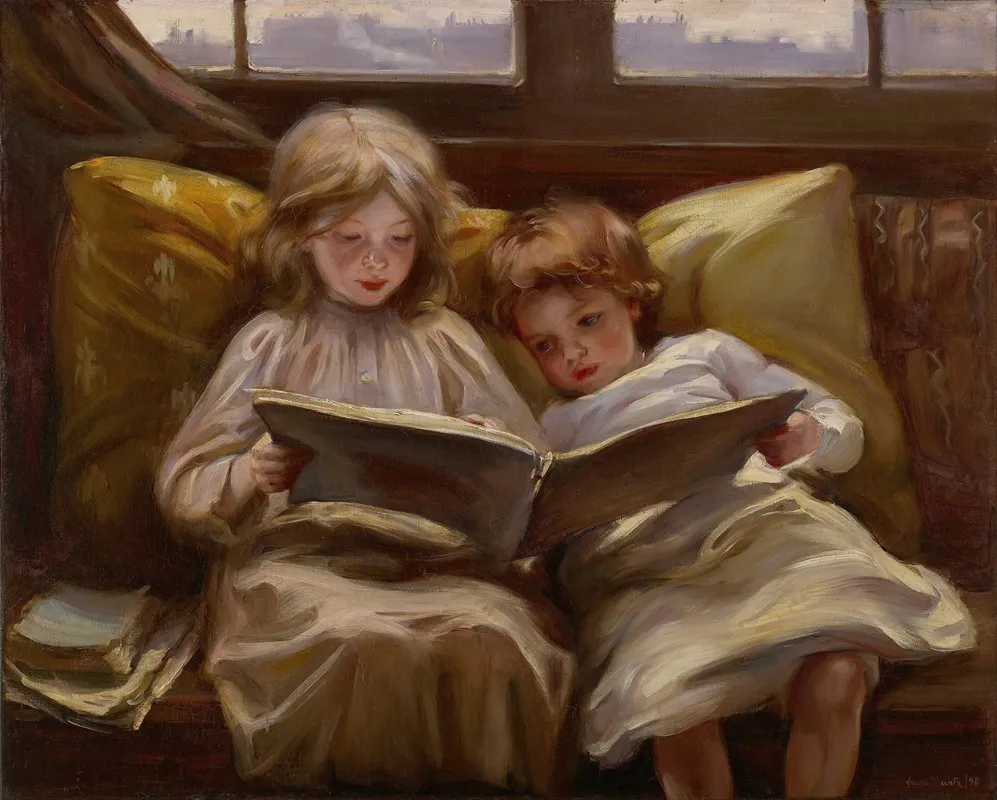 Interesting Story Wall Art by Laura Muntz Lyall - High-Resolution Digital Print