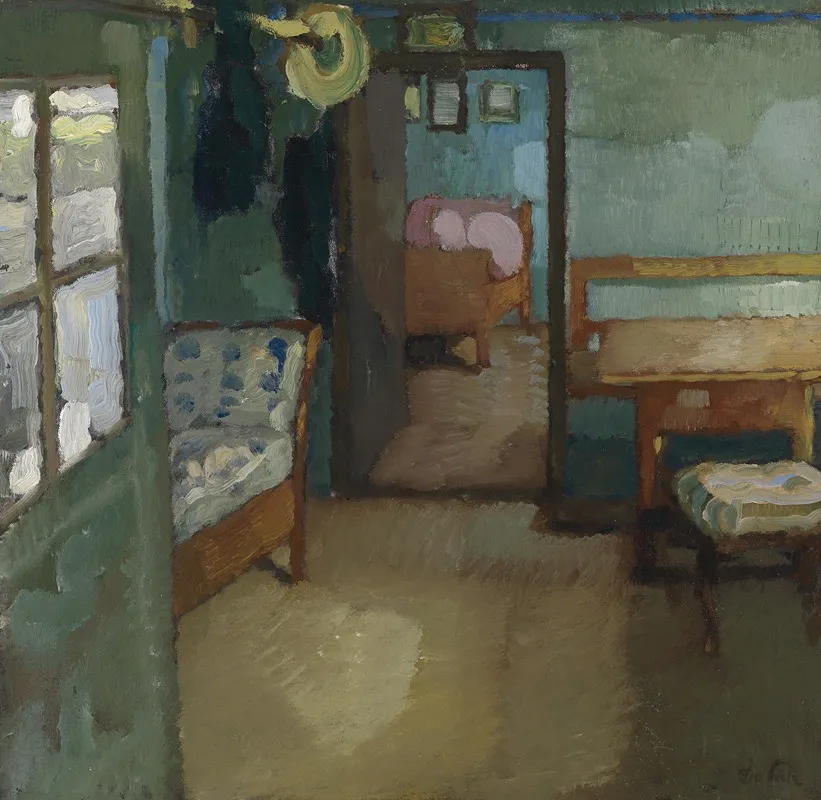 Interieur 10 Wall Art by Leo Putz - High-Resolution Digital Print