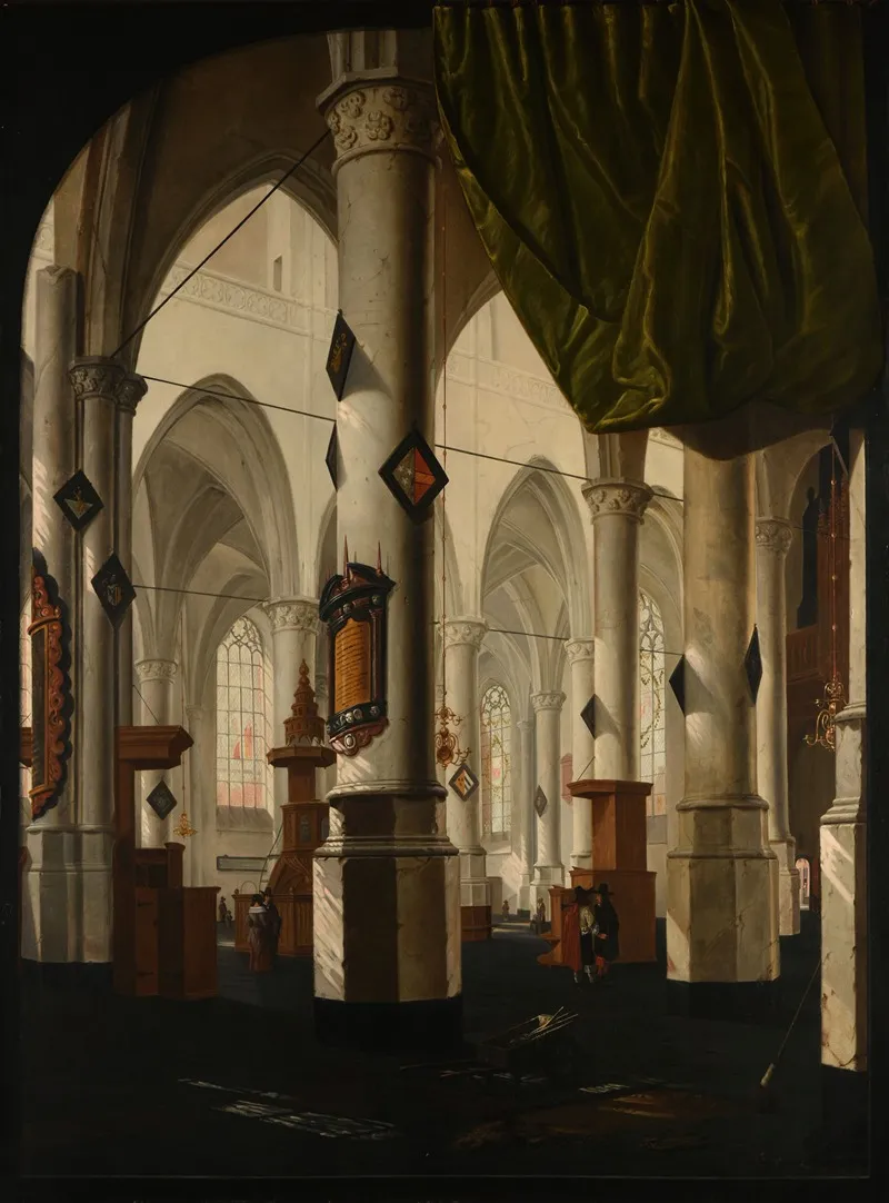 Interieur Deglise Wall Art by Daniël de Blieck - High-Resolution Digital Print