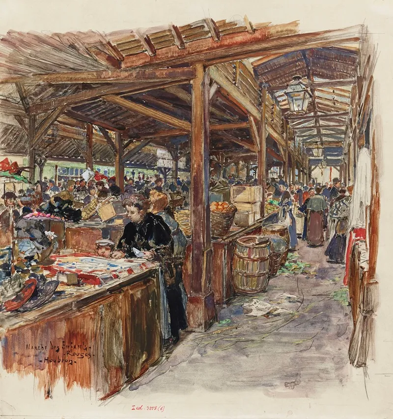 Interieur Du Marche Des Enfants Rouges 3eme Arrondissement