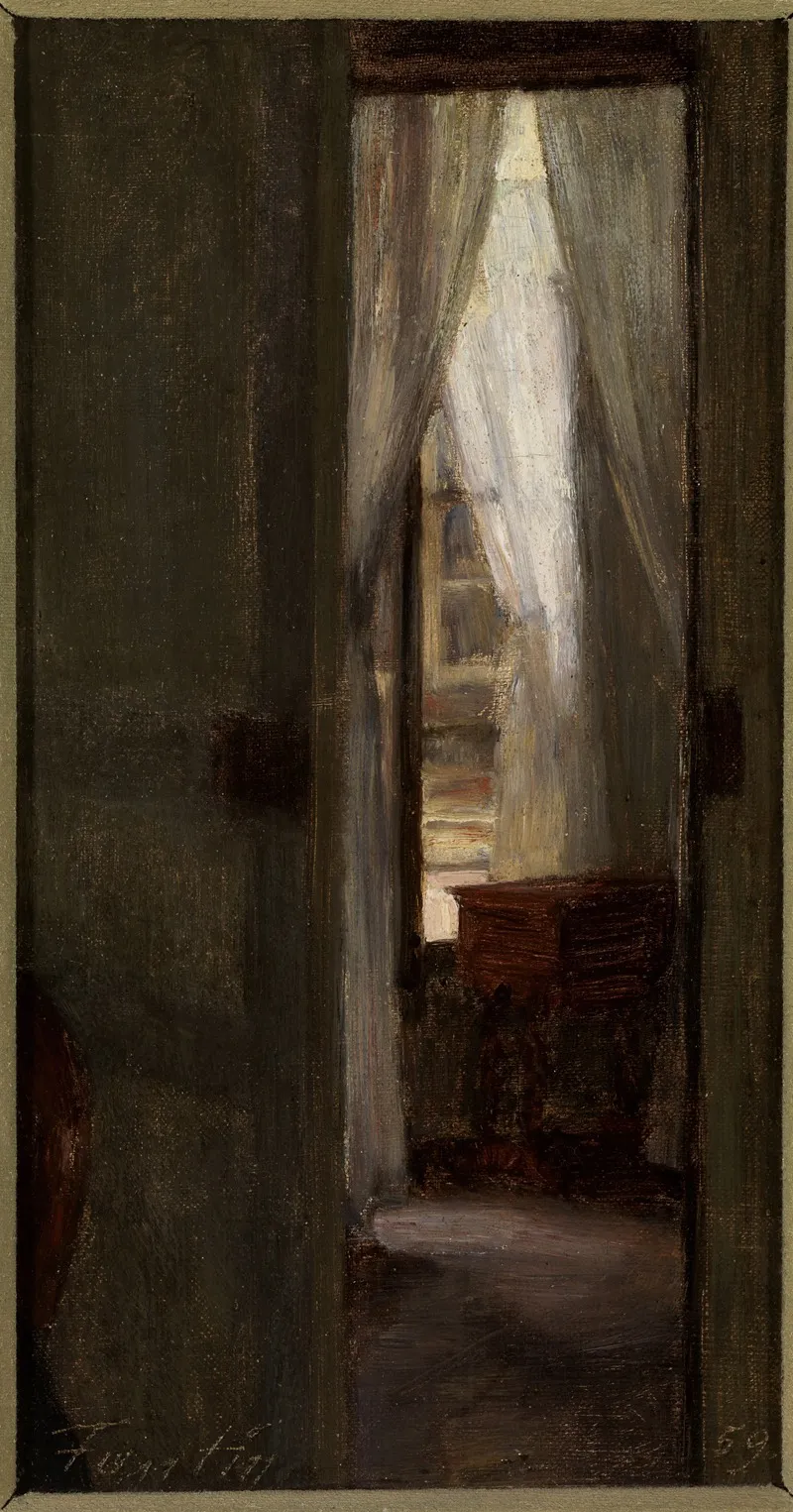 Interieur Rue De Beaune Parijs Wall Art by Henri Fantin-Latour - High-Resolution Digital Print