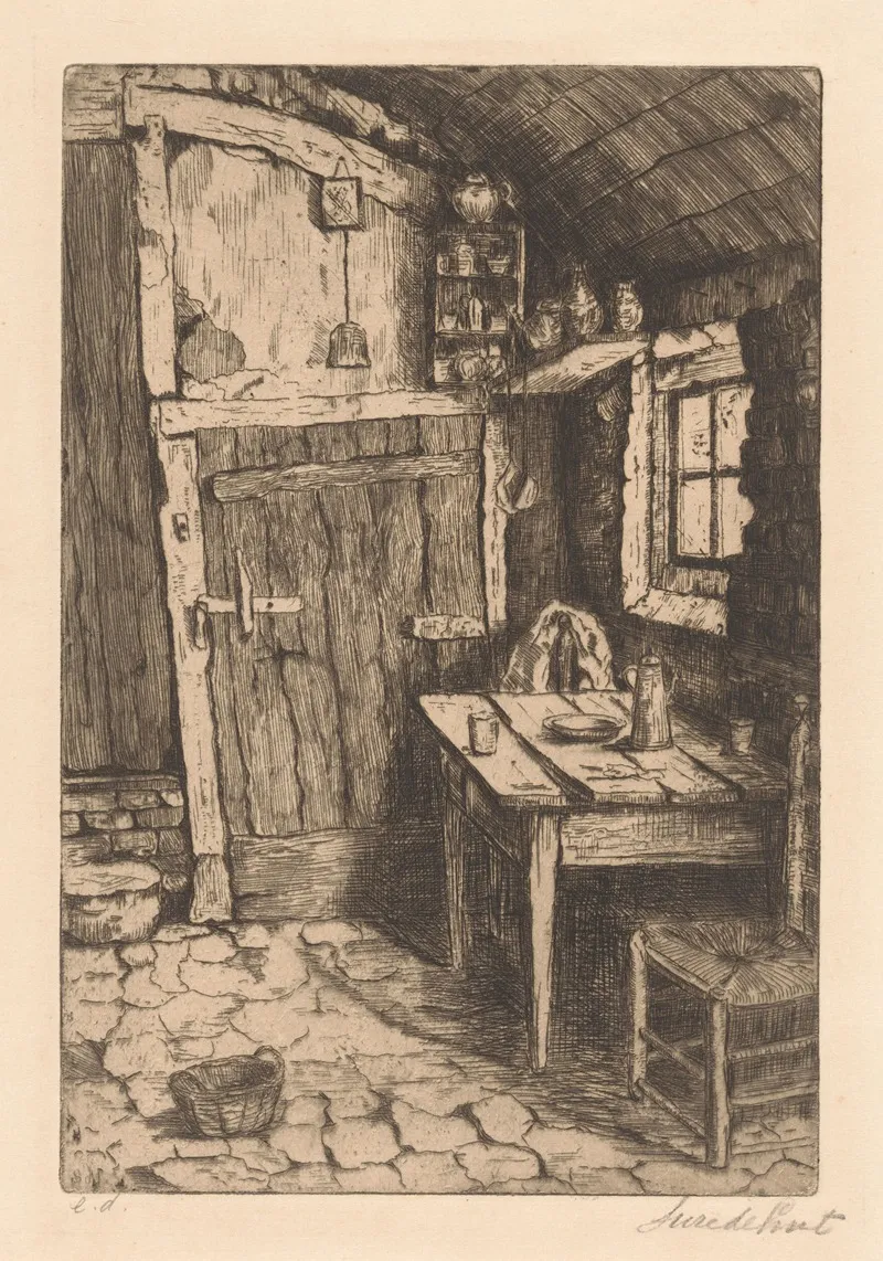 Interieur Van Een Boerderij Wall Art by Suze de Lint - High-Resolution Digital Print