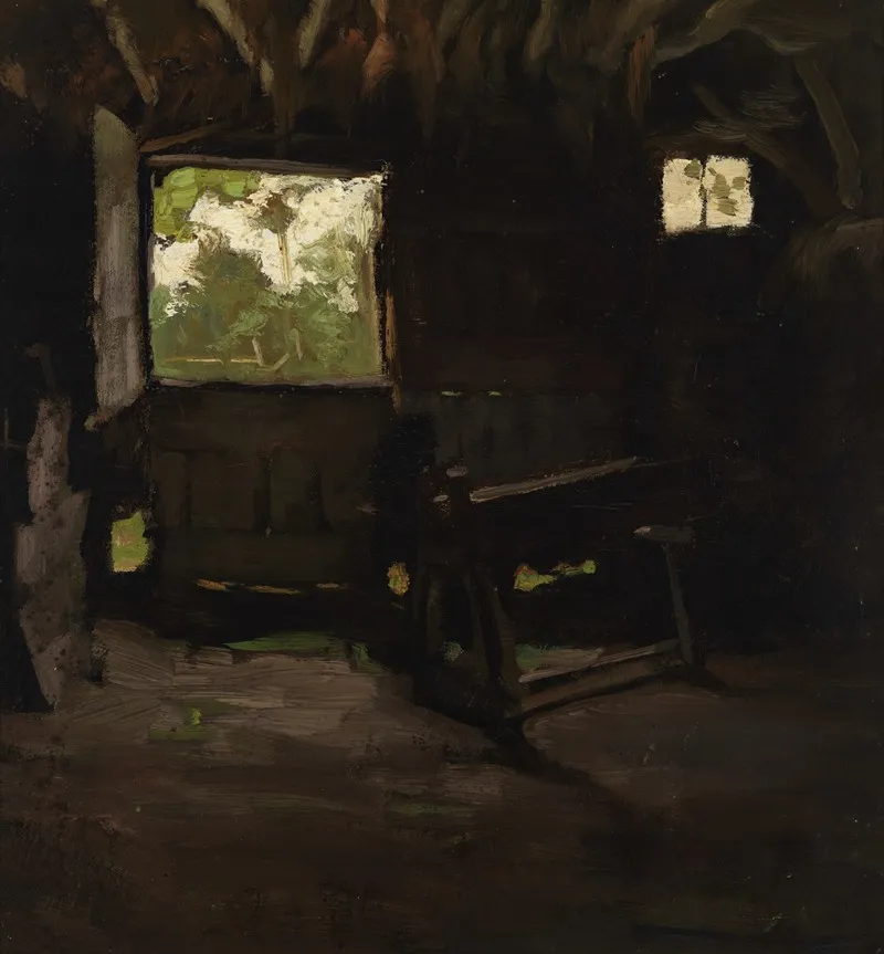 Interieur Van Een Schuur 2