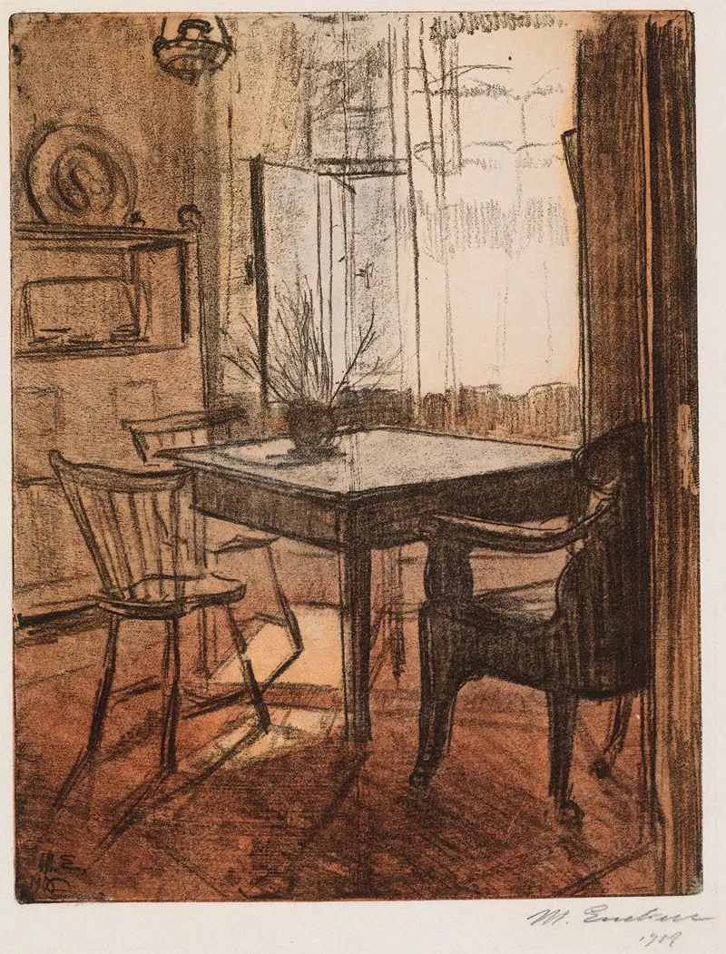 Interior 25 Wall Art by Magnus Enckell - High-Resolution Digital Print