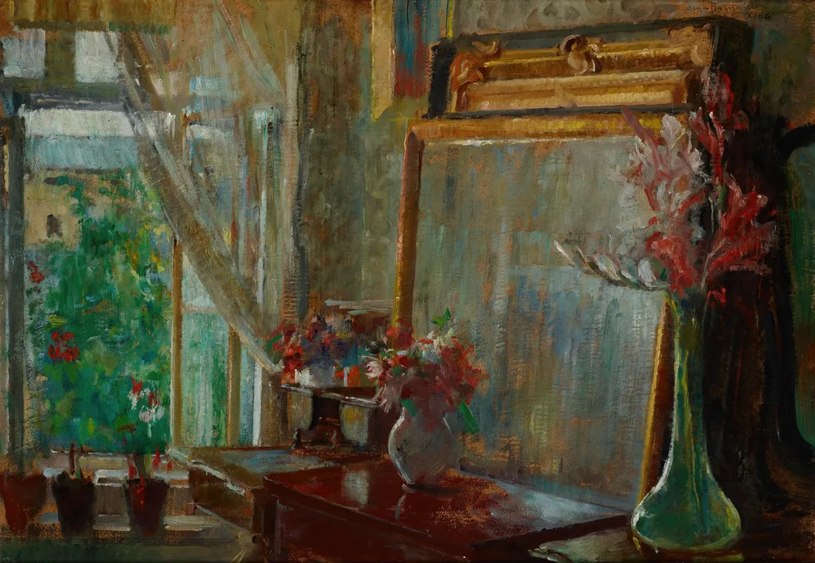 Interior Artists Studio In Krakow Wall Art by Olga Boznanska - High-Resolution Digital Print