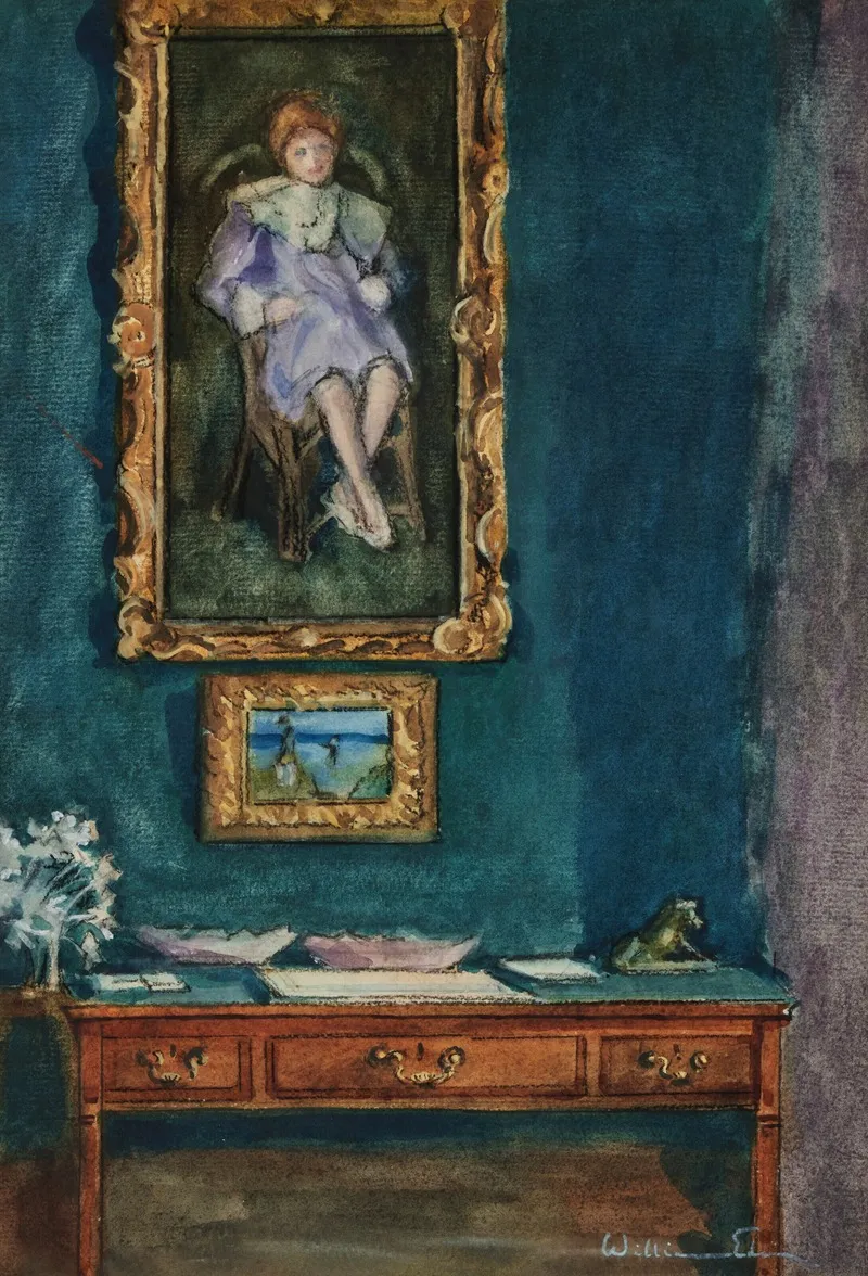 Interior At Windlestone 2 Wall Art by Sir William Eden - High-Resolution Digital Print