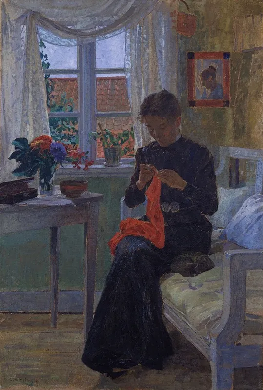 Interior Bohuslan Wall Art by Carl Wilhelmson - High-Resolution Digital Print