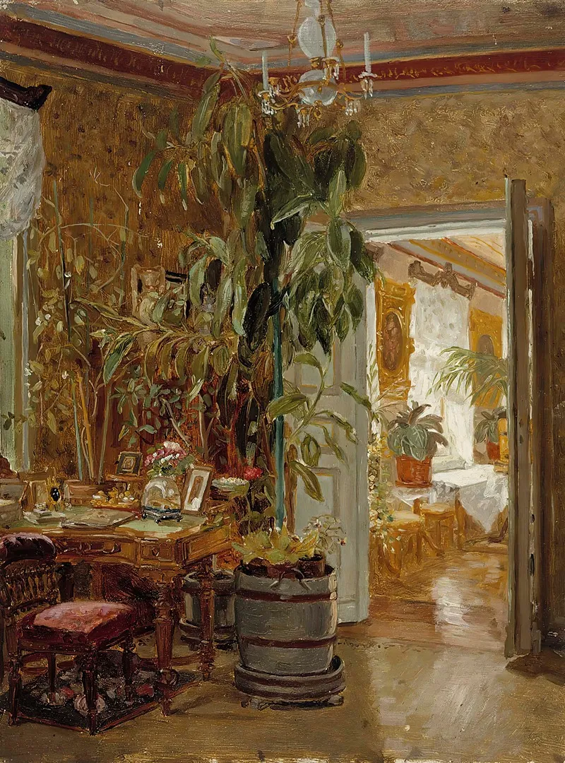 Interior From The Hallonblads Home Hympola Manor