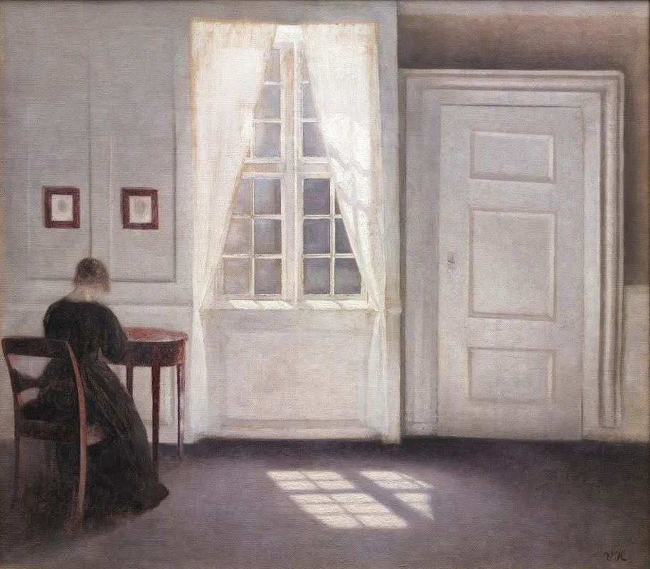 Interior In Strandgade Sunlight On The Floor