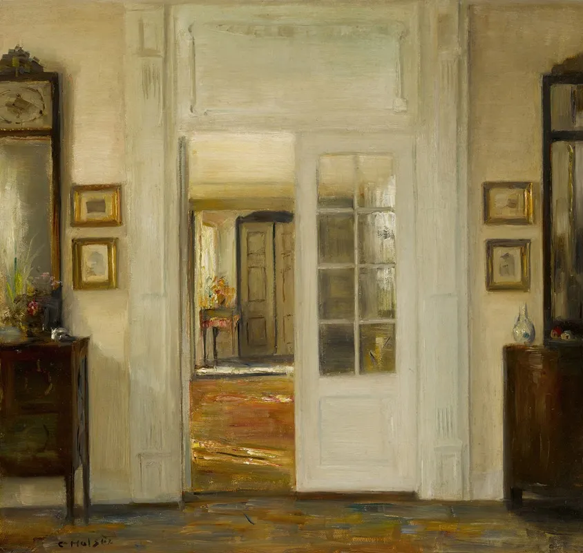 Interior Light Wall Art by Carl Holsøe - High-Resolution Digital Print