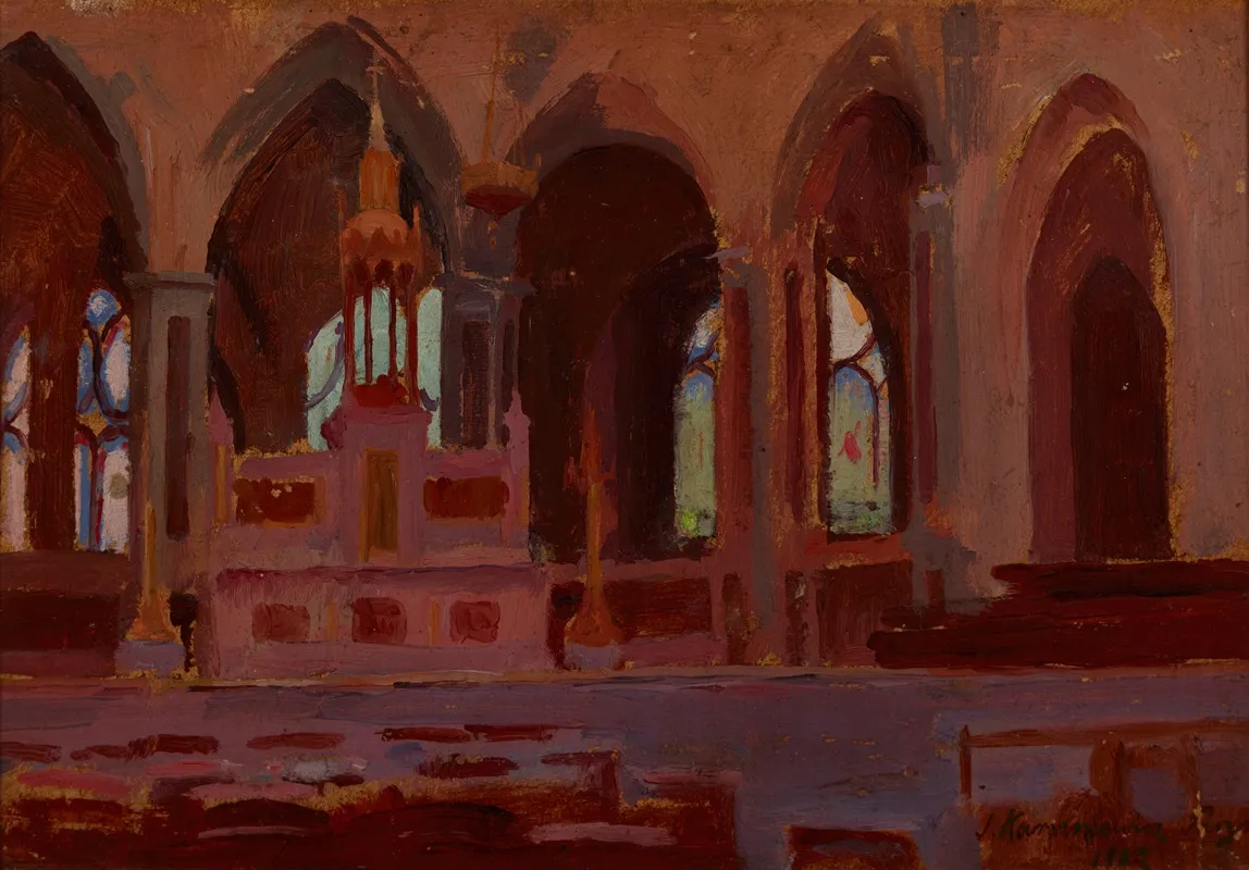 Interior Of A Church 12 Wall Art by Jerzy Karszniewicz - High-Resolution Digital Print
