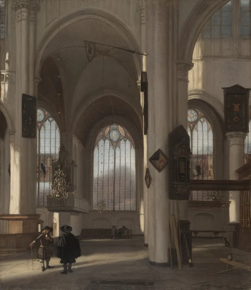 Interior Of A Church Wall Art by Emanuel de Witte - High-Resolution Digital Print