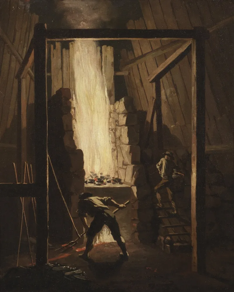 Interior Of A Copper Foundry In Falun
