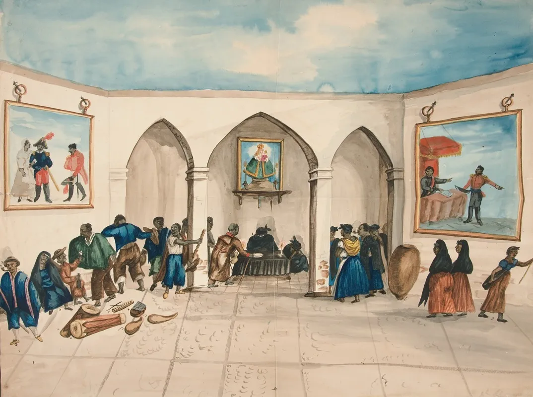 Interior Of An Inn 2 Wall Art by Francisco Fierro - High-Resolution Digital Print