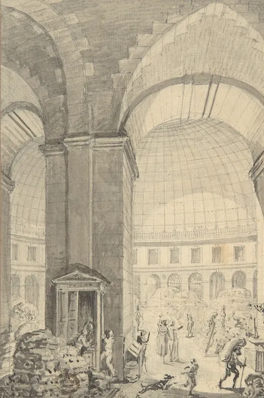 Interior Of Halle Aux Bles Paris The Corn Exchange