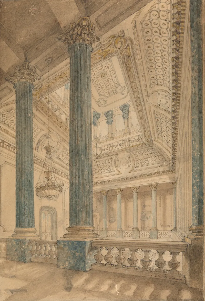 Interior Of Lancaster House Wall Art by Sir Richard Westmacott - High-Resolution Digital Print