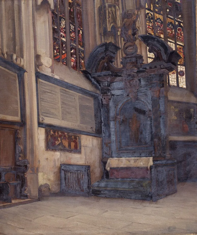 Interior Of Saint Sebaldus Church In Nuremberg