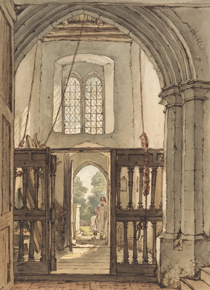 Interior Of The Belfry Bushey Church