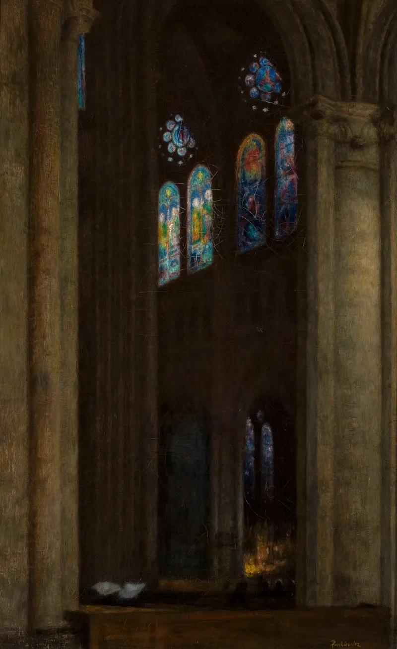 Interior Of The Cathedral In Chartres