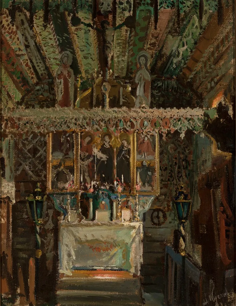 Interior Of The Church In Debno