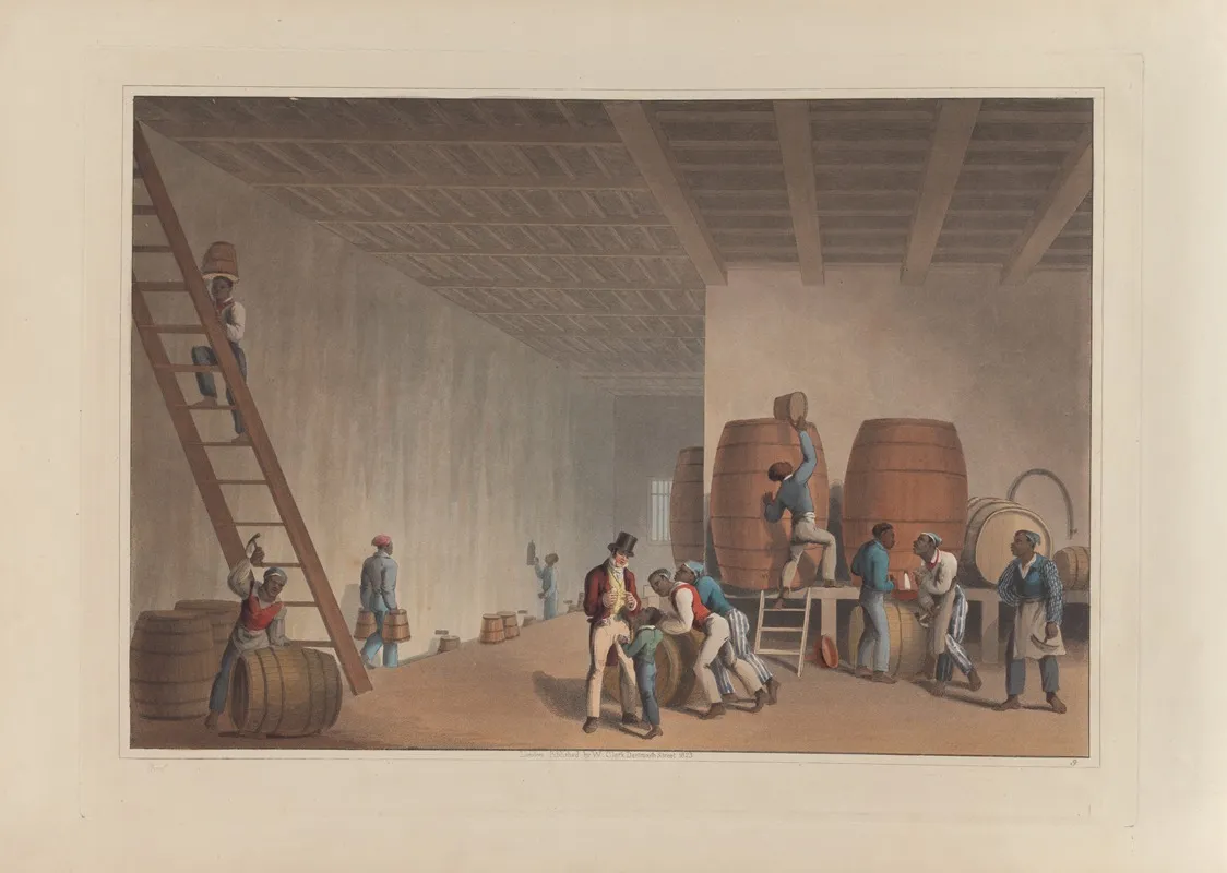 Interior Of The Distillery