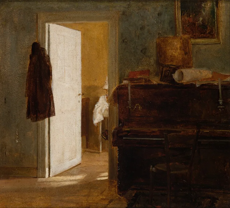 Interior Of The Gierymskis Flat In Munich Wall Art by Aleksander Gierymski - High-Resolution Digital Print