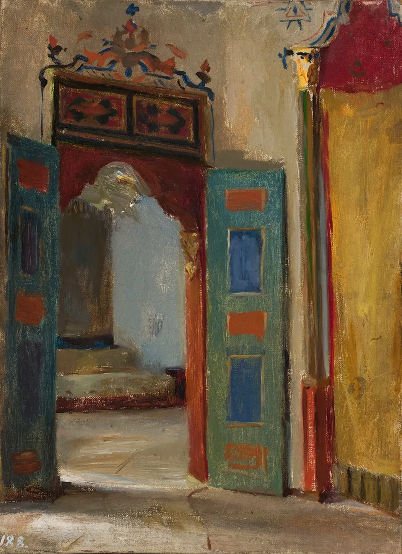 Interior Of The Khans Palace In Bakhchisaray From The Journey To Crimea