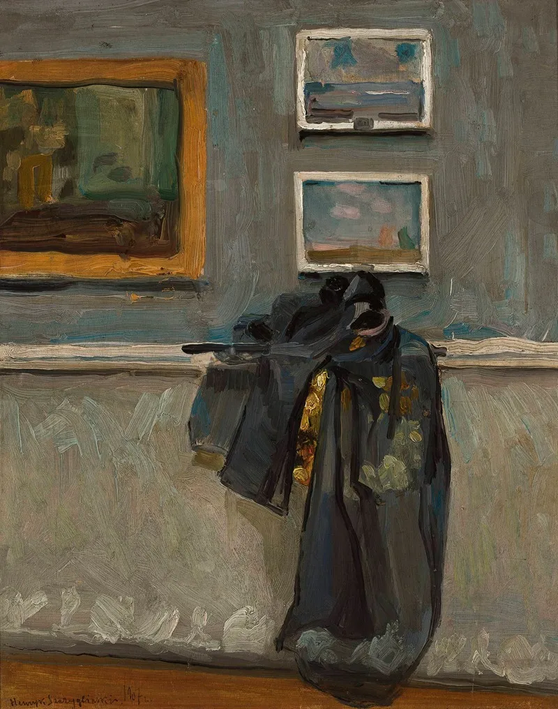 Interior Of The Posthumous Exhibition Of Jan Stanislawski