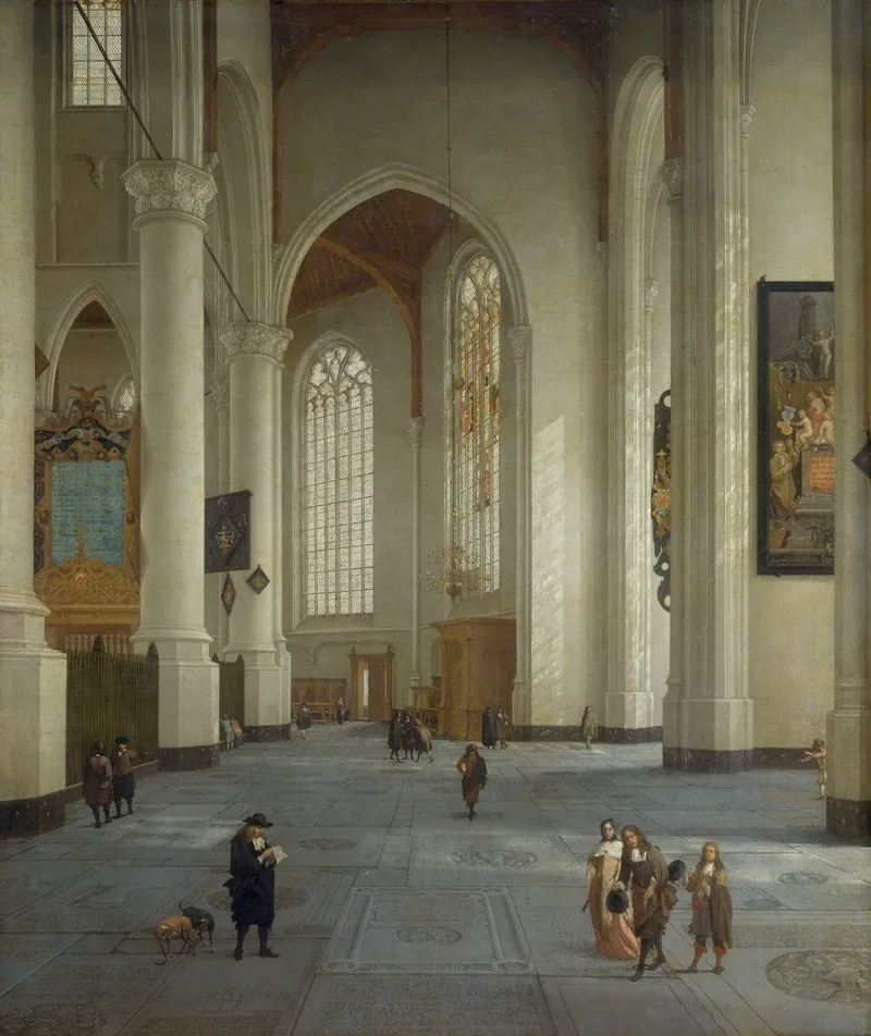Interior Of The St Laurenskerk Rotterdam Wall Art by Anthonie de Lorme - High-Resolution Digital Print