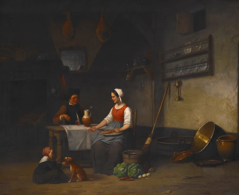 Interior Scene 4 Wall Art by Charles Venneman - High-Resolution Digital Print