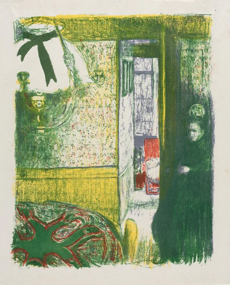 Interior With A Hanging Lamp