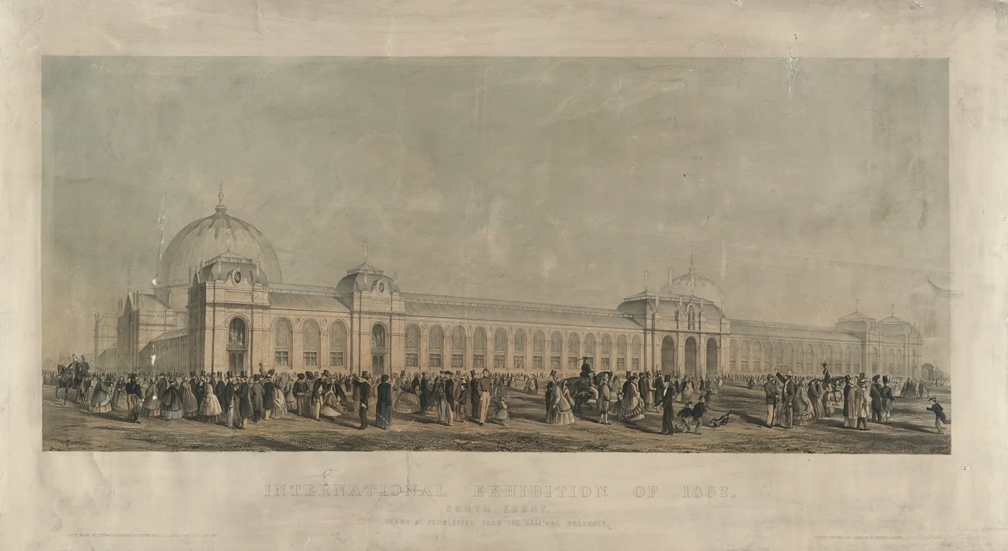 International Exhibition Of 1862 South Front Wall Art by Moore, McQueen & Co. - High-Resolution Digital Print