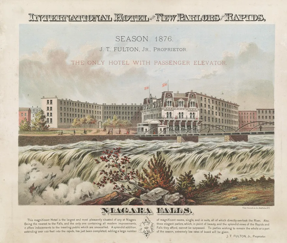 International Hotel With New Parlors On The Rapids
