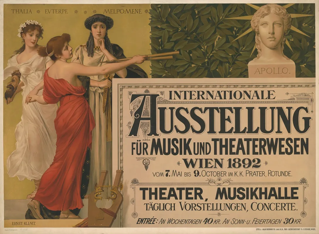 Internationale Ausstellung Fur Musik Und Theaterwesen Wien 1892