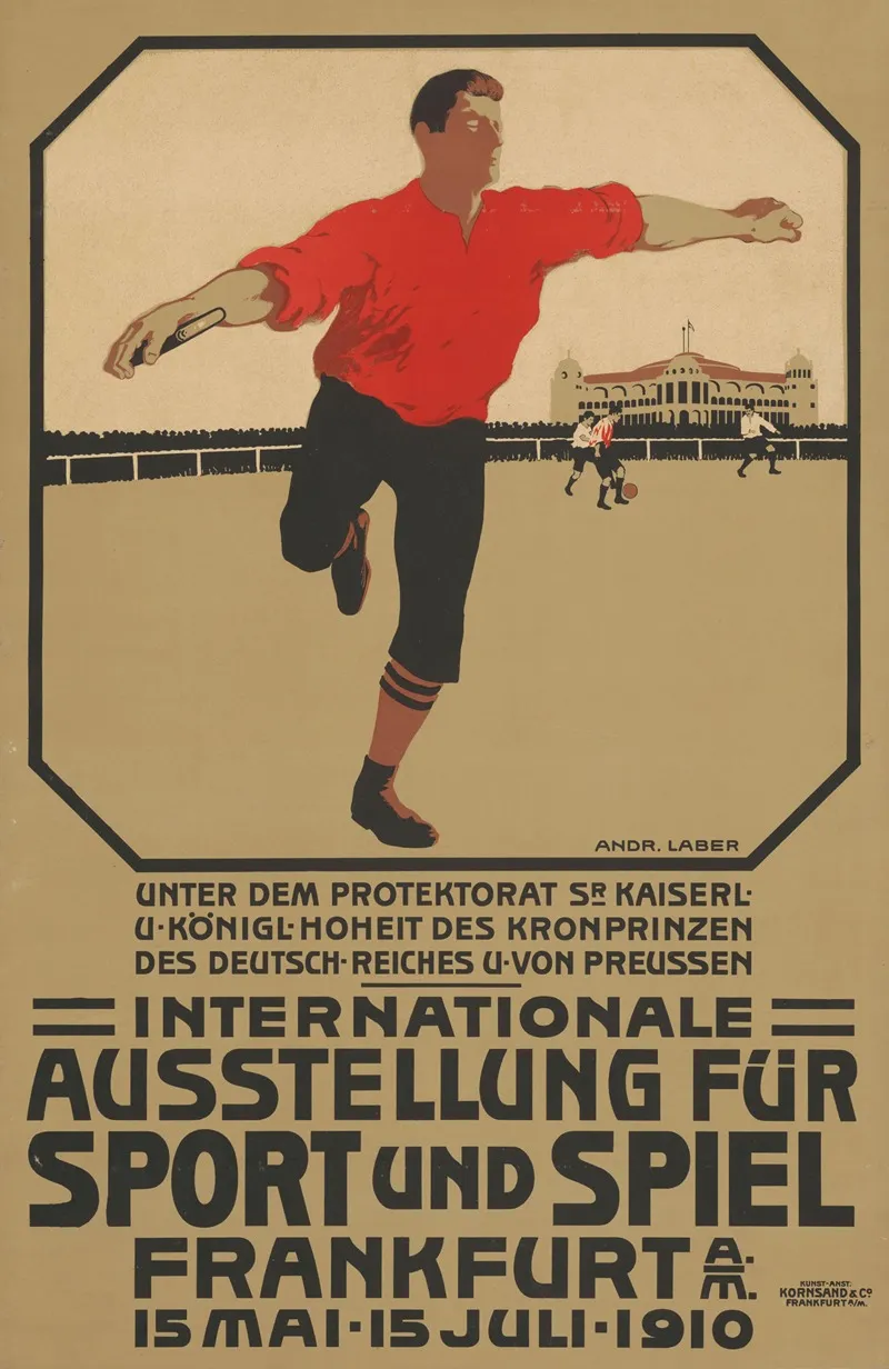 Internationale Ausstellung Fur Sport Und Spiel Wall Art by Andreas Laber - High-Resolution Digital Print